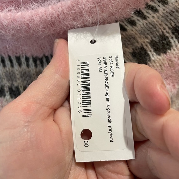 NWT Mayoral fair isle fuzzy sweater - Picture 3 of 6